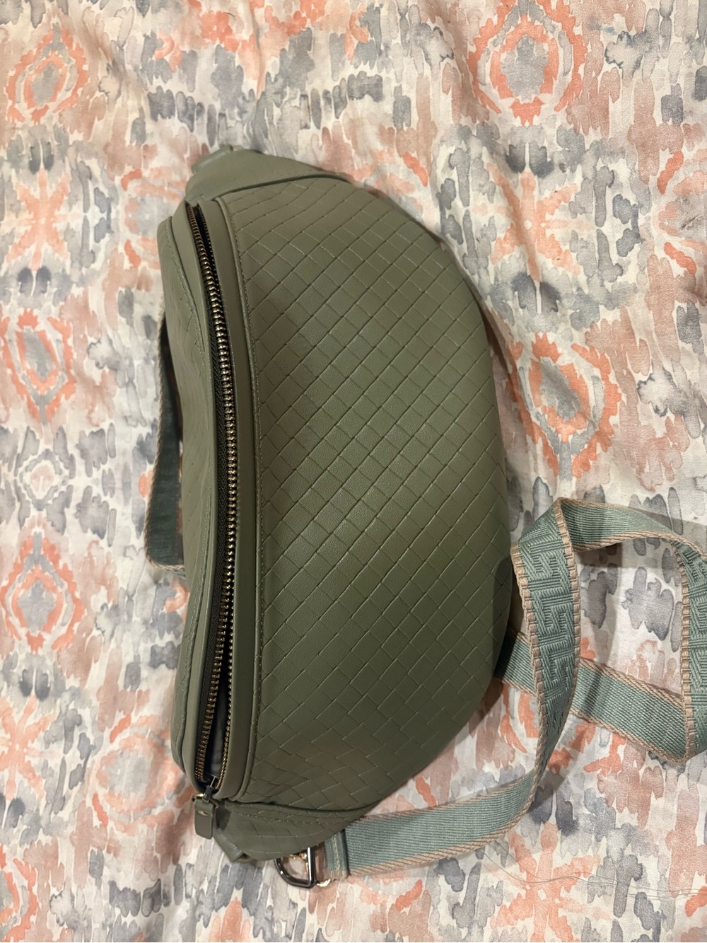 Pink Cove Olive Green Sling Bag